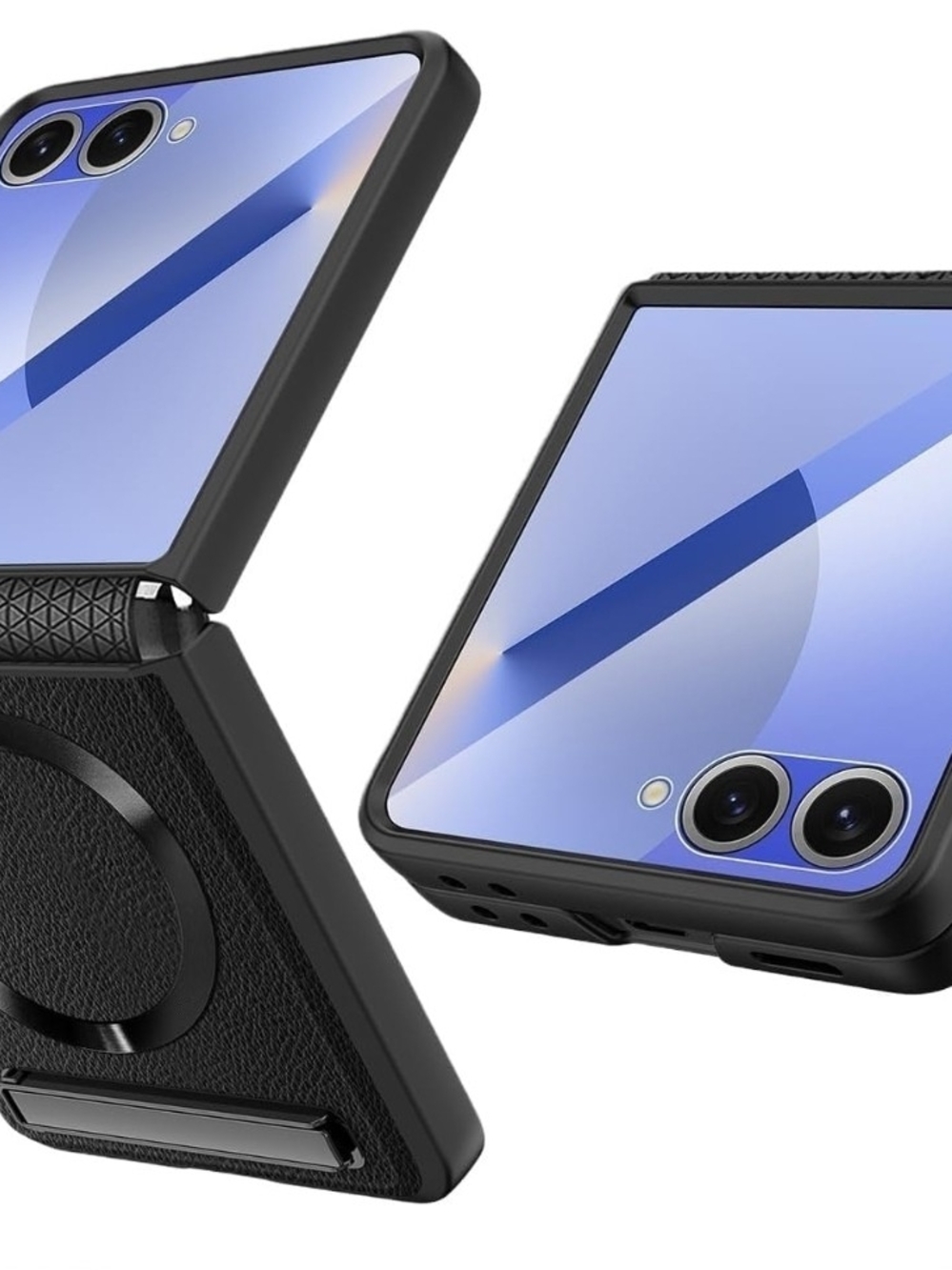 Samsung Galaxy Z Flip B Protective Black Foldable Phone Case